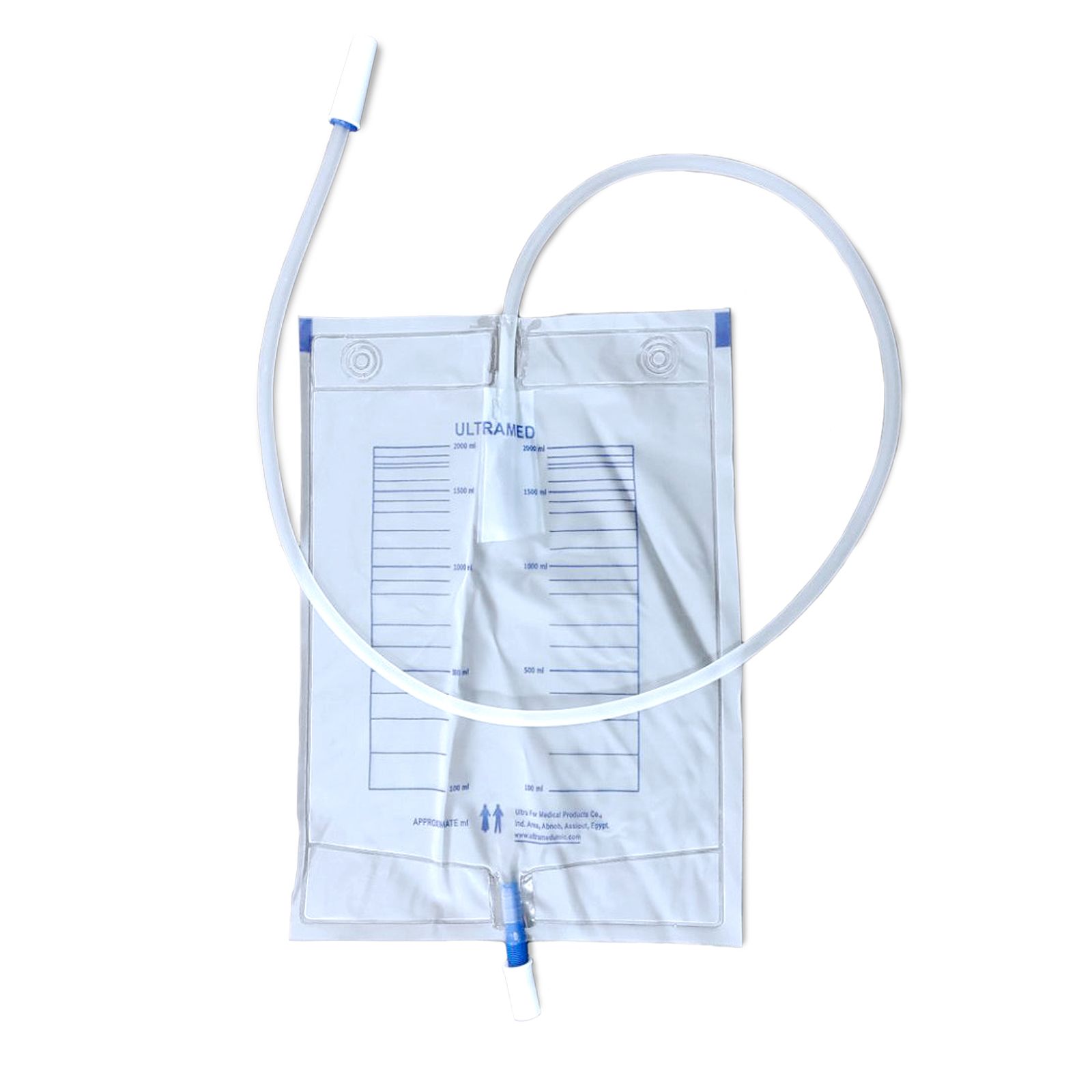 Сечоприймач ULTRAMED з краном (зсувний) стерильний, 2000 мл, (ULTRAMED, Єгипет).